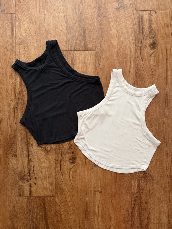 lululemon athletica Tops - PAIR Lululemon Hold Tight Cropped Tanks